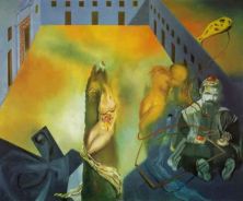 Haga click para ver la imagen ampliada 1982_23_untitled (composition - courtyard of the escorial with figure and sebastian de morra vel.jpg